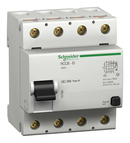 УЗО Schneider Electric Acti9 4P 40А 30мА (B)