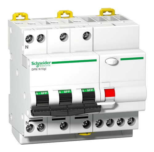 Дифавтомат Schneider Electric Acti9 4P 6А (C) 6кА 30мА (AC)