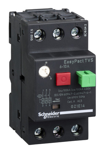 Силовой автомат для защиты двигателя Schneider Electric EasyPact TVS 10А 3P, термомагнитный расцепитель