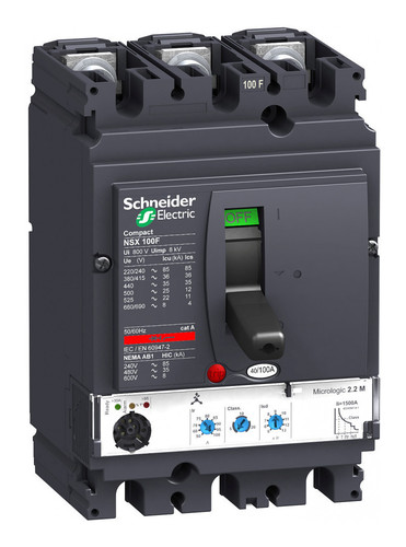 Силовой автомат Schneider Electric Compact NSX 100, Micrologic 2.2, 36кА, 3P, 100А