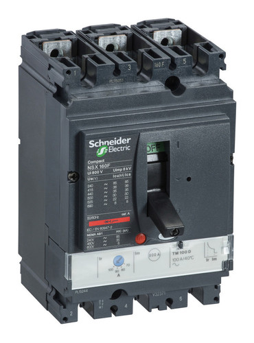 Силовой автомат Schneider Electric Compact NSX 160, TM-D, 50кА, 3P, 125А