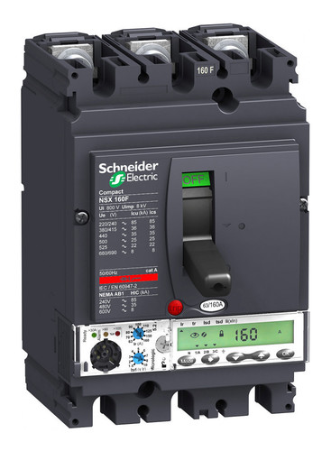 Силовой автомат Schneider Electric Compact NSX 160, Micrologic 5.2 A, 36кА, 3P, 160А