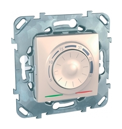 Термостат для теплого пола UNICA с датчиком температуры воздуха, бежевый