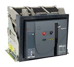 Воздушный автомат EasyPact MVS ET5S 1250А 3P, 50кА, электронный, стационарный, MVS12N3MF5L