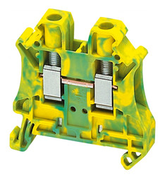 Клемма для заземления с винтовым зажимом TERMINAL 6 мм², желто-зеленый, NSYTRV62PE
